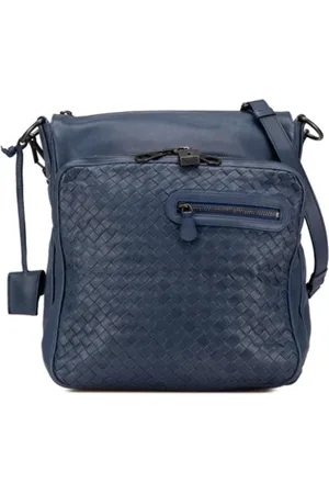 Bottega Veneta Dames, Pre-owned, Blauw, Maat: ONE Size Leer
