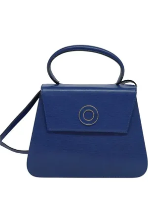 Céline Dames, Pre-owned, Blauw, Maat: ONE Size Leer