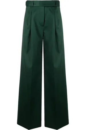 Proenza Schouler Dames, Broeken, Groen, Maat: 3XS Katoen