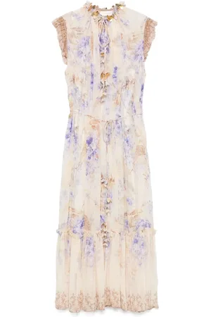 ZIMMERMANN Dames, Jurken, Veelkleurig, Maat: S Viscose