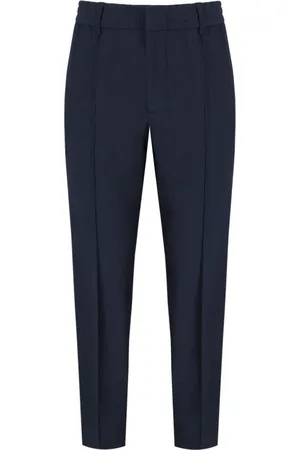 Emporio Armani Heren, Broeken, Blauw, Maat: M Polyamide