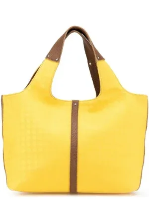 Bottega Veneta Dames, Pre-owned, Geel, Maat: ONE Size Leer