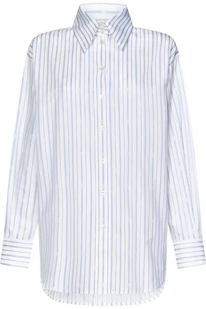 Alexander McQueen Dames, Blouses & Shirts, Wit, Maat: XS Katoen