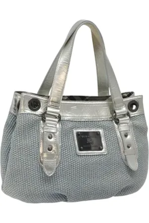 Burberry Dames, Pre-owned, Blauw, Maat: ONE Size Leer