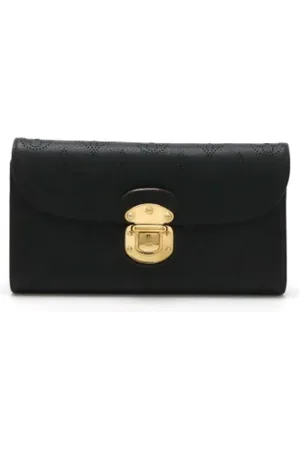 LOUIS VUITTON Dames, Pre-owned, Zwart, Maat: ONE Size Leer