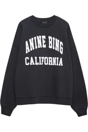 ANINE BING Dames, Sweatshirts & Hoodies, Zwart, Maat: M Katoen