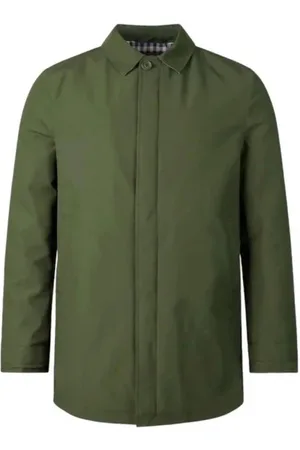 Aquascutum Heren, Jassen, Groen, Maat: L Poliester