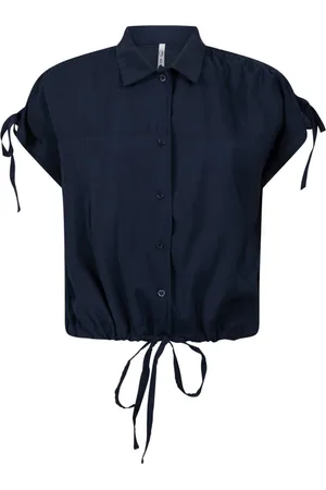 ZOSO Dames, Blouses & Shirts, Blauw, Maat: 3XL