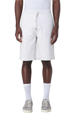 Brunello Cucinelli Heren, Korte broeken, Grijs, Maat: XL Katoen