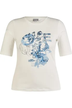 Rabe Dames, Tops, Wit, Maat: L