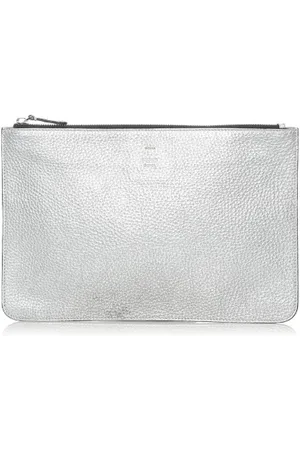 Fendi Dames, Pre-owned, Grijs, Maat: ONE Size Leer