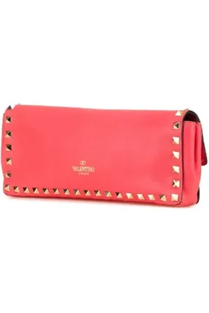 VALENTINO Dames, Pre-owned, Roze, Maat: ONE Size Leer