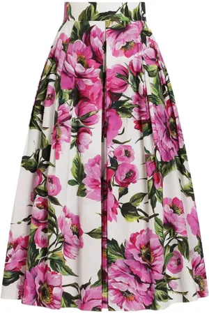 Dolce & Gabbana Dames, Rokken, Veelkleurig, Maat: XS Katoen