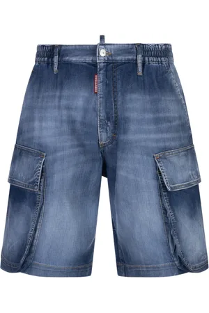 Dsquared2 Heren, Korte broeken, Blauw, Maat: XL Denim