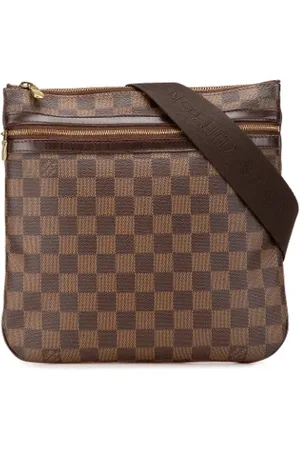 LOUIS VUITTON Dames, Pre-owned, Bruin, Maat: ONE Size Zijde