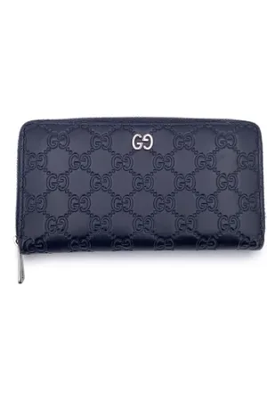 Gucci Dames, Pre-owned, Blauw, Maat: ONE Size Leer