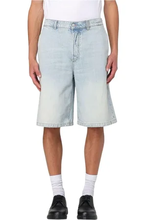 Alexander McQueen Heren, Korte broeken, Blauw, Maat: XL Denim