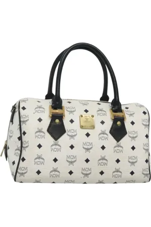 MCM Dames, Pre-owned, Wit, Maat: ONE Size Leer