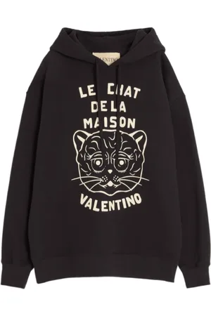 VALENTINO Heren, Sweatshirts & Hoodies, Zwart, Maat: M