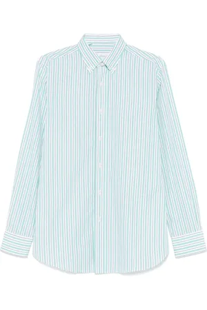 BRIONI Heren, Overhemden, Blauw, Maat: 3XL