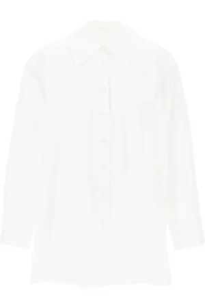 Jil Sander Dames, Blouses & Shirts, Wit, Maat: XS Katoen