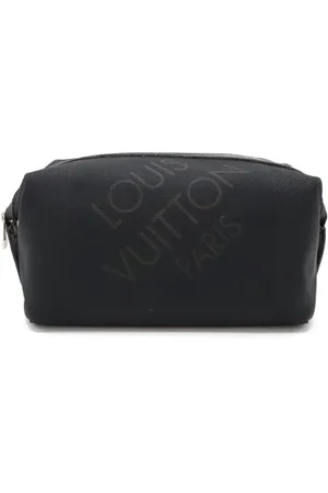 LOUIS VUITTON Heren, Pre-owned, Zwart, Maat: ONE Size Leer