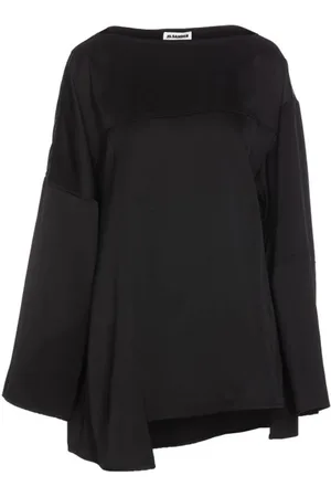 Jil Sander Dames, Blouses & Shirts, Zwart, Maat: S Zijde