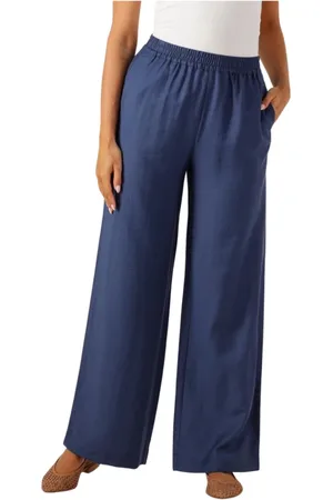 Moss Copenhagen Dames, Broeken, Blauw, Maat: S