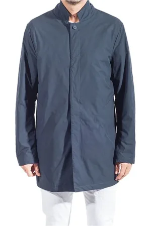 PEOPLE OF SHIBUYA Heren, Mantels, Blauw, Maat: 2XL Poliester
