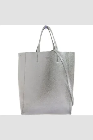 Céline Dames, Pre-owned, Grijs, Maat: ONE Size Leer