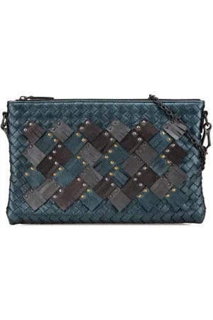 Bottega Veneta Dames, Pre-owned, Blauw, Maat: ONE Size Leer
