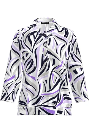 Frank Walder Dames, Blouses & Shirts, Paars, Maat: L