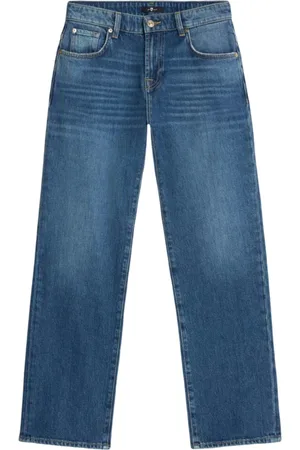 7 for all Mankind Dames, Jeans, Blauw, Maat: W28