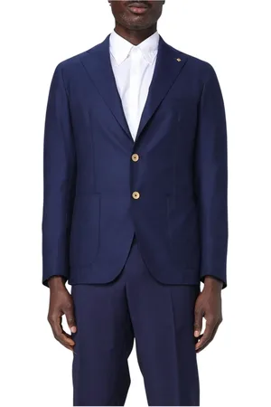 TAGLIATORE Heren, Jassen, Blauw, Maat: XL Leer