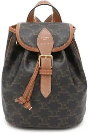 Céline Dames, Pre-owned, Bruin, Maat: ONE Size Leer
