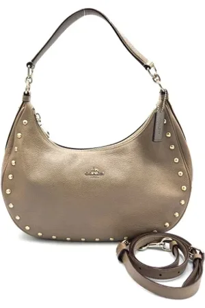 Coach Dames, Pre-owned, Grijs, Maat: ONE Size Leer