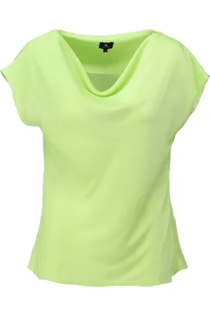 K-design Dames, Blouses & Shirts, Groen, Maat: 2XL
