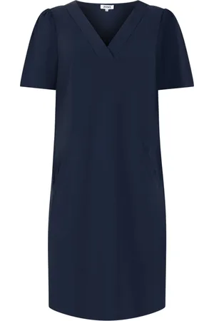 ZOSO Dames, Jurken, Blauw, Maat: 2XL