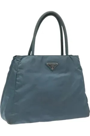 Prada Dames, Pre-owned, Blauw, Maat: ONE Size Nylon