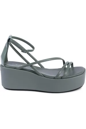Calvin Klein Dames, Schoenen, Groen, Maat: 37 EU Leer