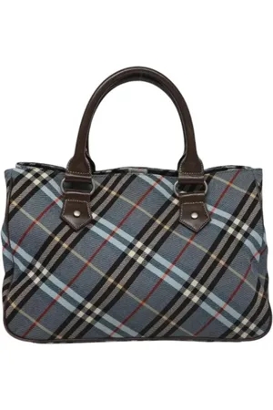 Burberry Dames, Pre-owned, Blauw, Maat: ONE Size Zijde