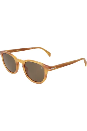 DB EYEWEAR BY DAVID BECKHAM Unisex, Accessoires, Geel, Maat: 49 MM