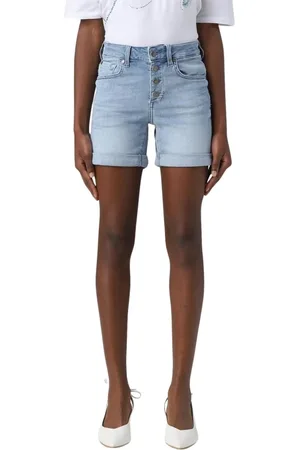 Liu Jo Dames, Korte broeken, Blauw, Maat: W26 Denim