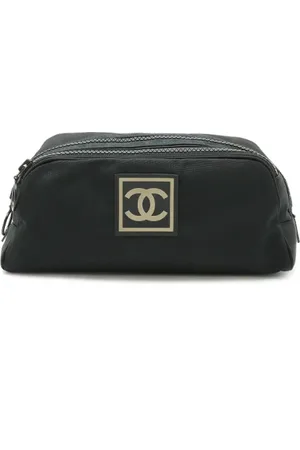 CHANEL Dames, Pre-owned, Zwart, Maat: ONE Size Leer