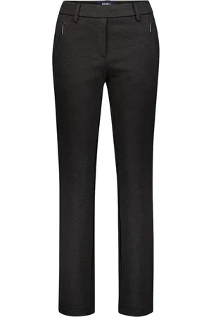 Atelier Gardeur Dames, Broeken, Grijs, Maat: 4XL Viscose