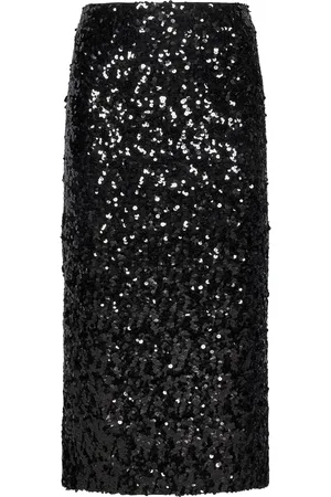 Dolce & Gabbana Dames, Rokken, Zwart, Maat: S Zijde