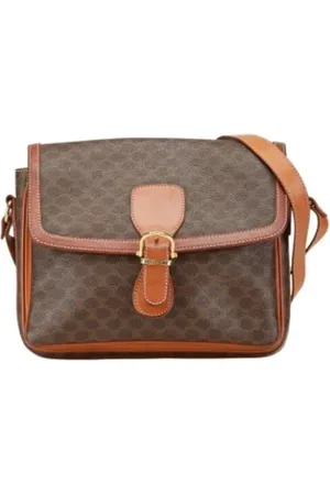 Céline Dames, Pre-owned, Bruin, Maat: ONE Size Leer
