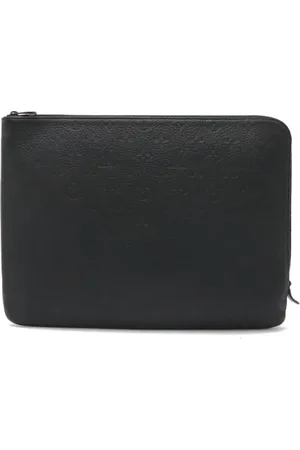 LOUIS VUITTON Dames, Pre-owned, Zwart, Maat: ONE Size Leer