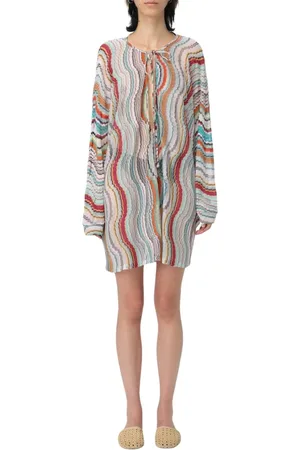 Missoni Dames, Jurken, Veelkleurig, Maat: M Nylon