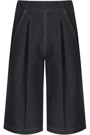 Max Mara Dames, Korte broeken, Blauw, Maat: XS Denim